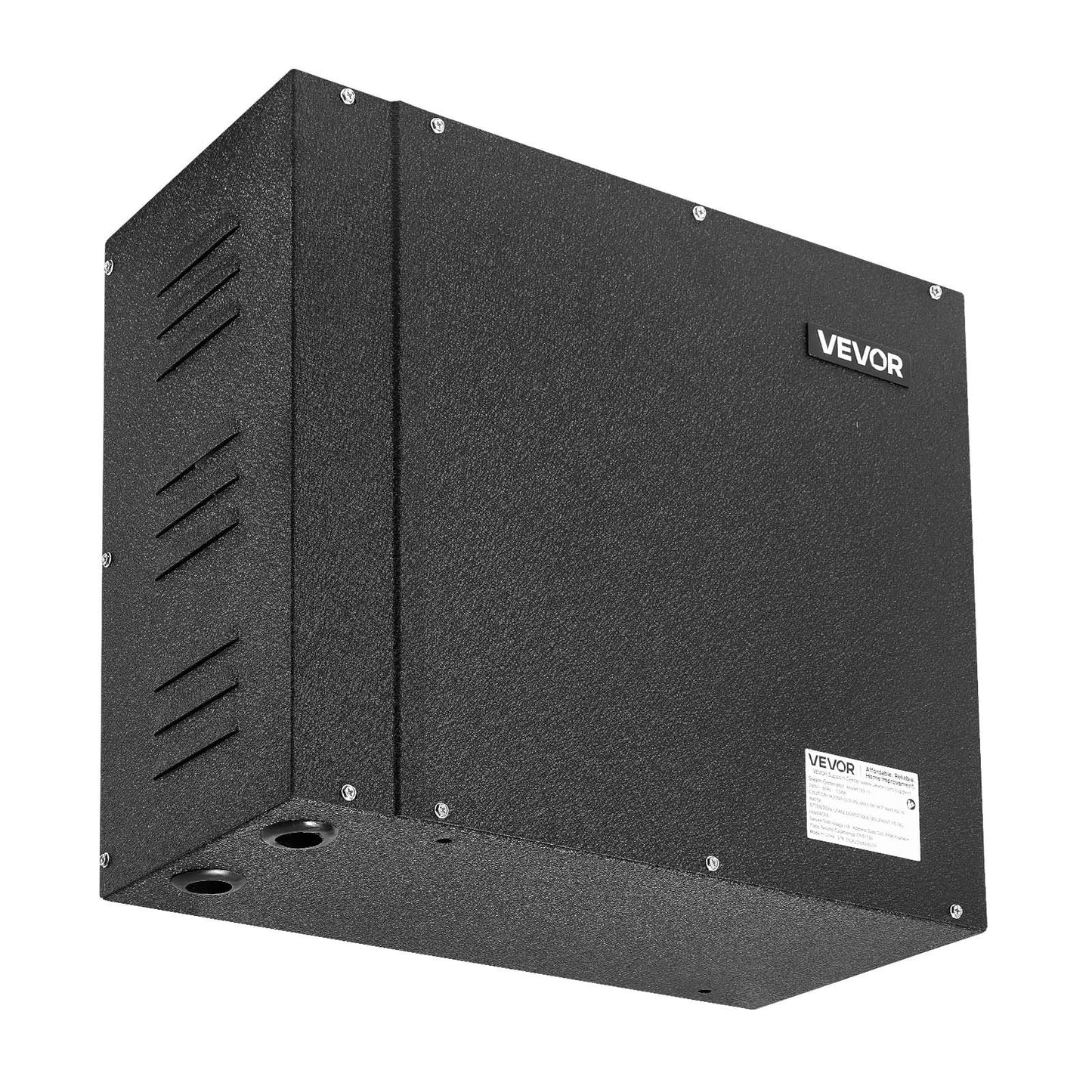 Dampfgenerator, 7,5 kW Dampfduschensystem mit Steuerung für Heimsauna, Badewanne und Spa, gewerbliches automatisches Ablaufset mit Überhitzungs-, Trockenlauf- und Überdruckschutz, 10 Min. bis 24 Std. Laufzeit, Schwarz