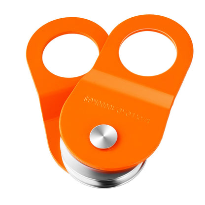 10-Tonnen-Seilwinden-Umlenkrolle, 22.000 lbs Tragkraft, Flaschenzugsystem, geeignet für Seile mit 0,4" - 0,55" Durchmesser, inklusive Seilwindenhaken, robustes Offroad-Bergungszubehör für LKW, Traktor, ATV und UTV