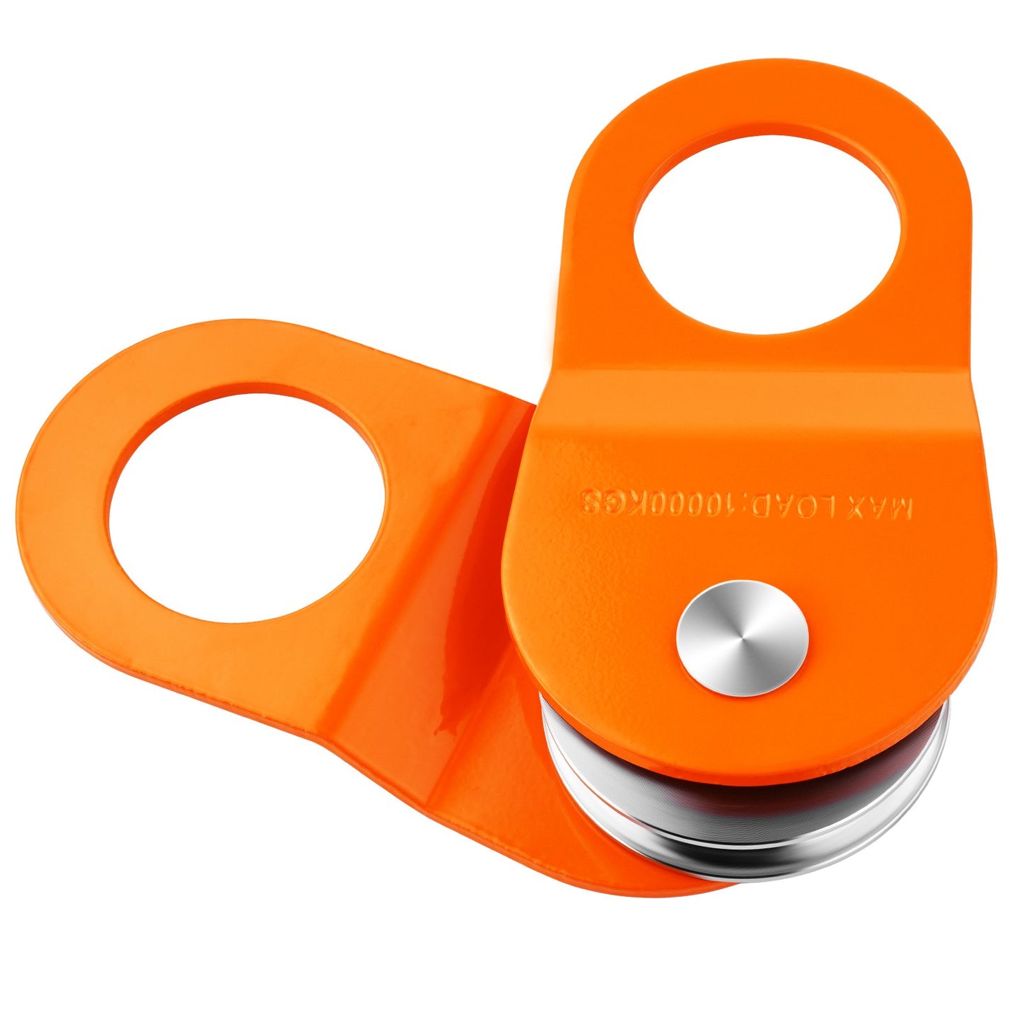 10-Tonnen-Seilwinden-Umlenkrolle, 22.000 lbs Tragkraft, Flaschenzugsystem, geeignet für Seile mit 0,4" - 0,55" Durchmesser, inklusive Seilwindenhaken, robustes Offroad-Bergungszubehör für LKW, Traktor, ATV und UTV