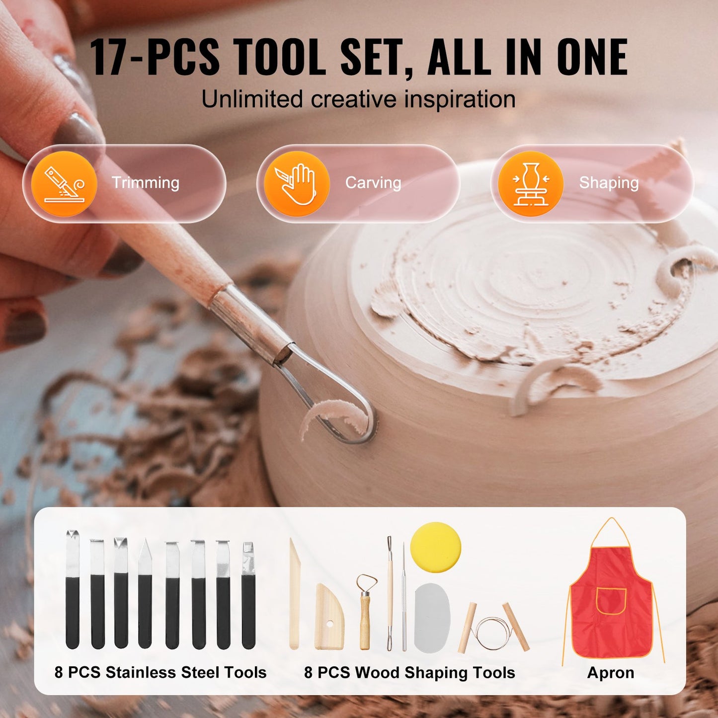 Pottery Wheel, 11 inch Pottery Forming Machine, 350W Electric Wheel for Pottery with Foot Pedal and LCD Touch Screen, Direct Drive Ceramic Wheel with Shaping Tools for DIY Art Craft, Pink