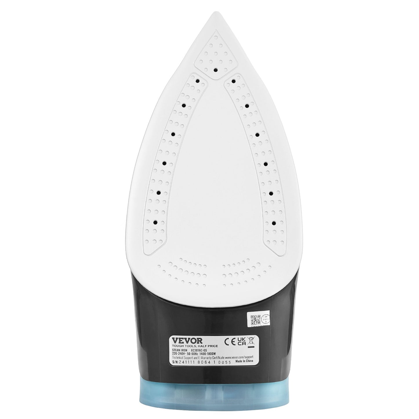 Steam Iron, 1600W Iron for Clothes, Aluminum Alloy + PTFE Soleplate, Auto Shut-Off, Self-Cleaning, Four Temperature Settings, Quick Heating, Anti-Drip, Clothing Iron for Home Ironing Clothes