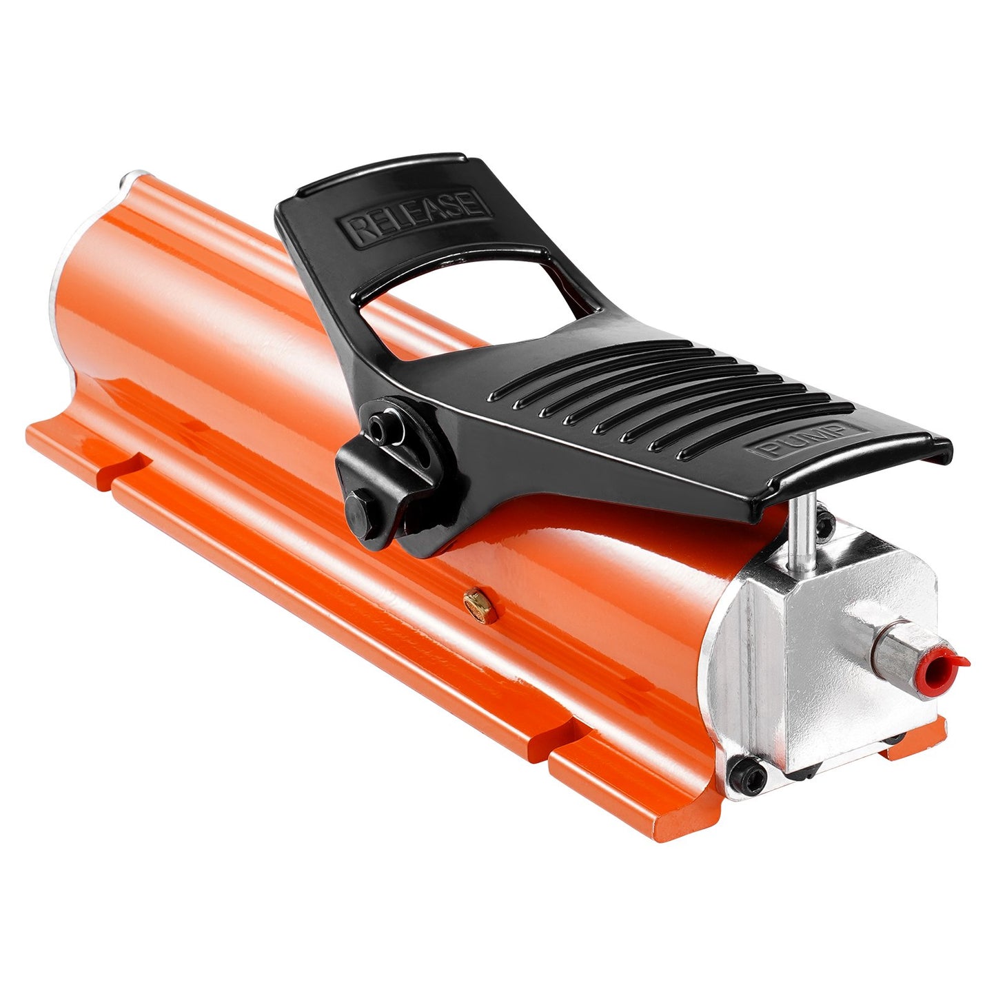 Lufthydraulische Pumpe mit 689 bar (10.000 PSI), 0,7 l (0,18 gal) Reservoir, NPT 9,5 mm (3/8 Zoll) Ölauslass, NPT 6,4 mm (1/4 Zoll) Einlass, luftbetätigte Fußpumpe mit Metallgehäuse für Präzisionsmaschinen und Luft- und Raumfahrttechnik