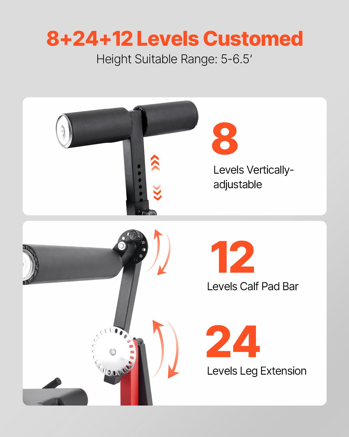 Beinstreck- und -beugemaschine, Beinstreckgerät mit Rotationsfunktion für die Oberschenkelmuskulatur, verstellbares Spezialgerät für Unterkörperübungen, robuste Trainingsbank für das Heim-Fitnessstudio, Belastbarkeit: 250 kg