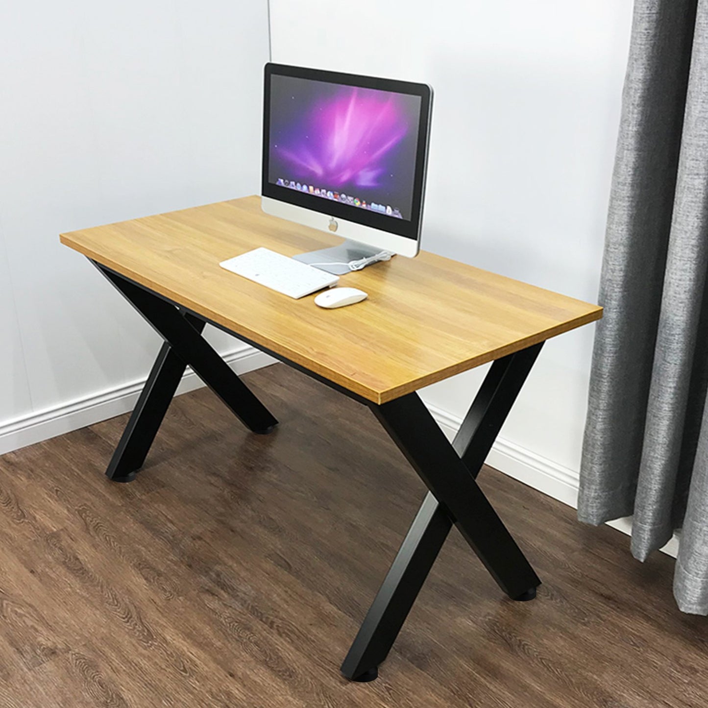 Metal Table Legs 28.3 x 23.6 Inch Black Table Legs Premium steel table legs with X-frame style Steel Bench Legs Country Style Table Legs Furniture Leg Perfect for Coffee Store Home Office Bar