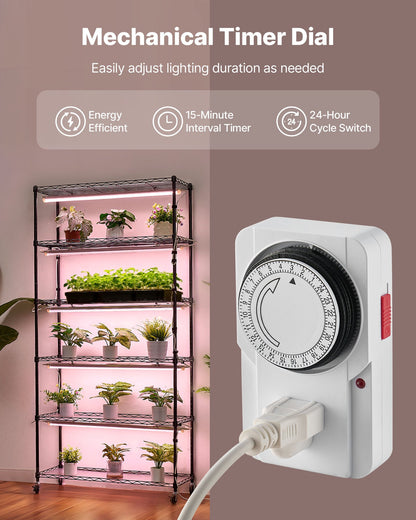 Pflanzenregal mit Pflanzenlampe, 6-stufiges Zimmerpflanzenregal, 180 cm hohes Pflanzenregal mit Rollen und Zeitschaltuhr, 150-W-Vollspektrum-Pflanzenlampe (3800 K), Metall-Blumentopfhalter für die Anzucht von Samen
