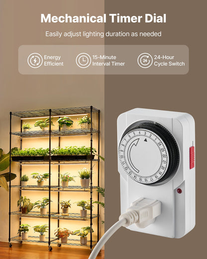Pflanzenregal mit Pflanzenlampe, 6-stufiges Doppelreihen-Pflanzenregal, 180 cm hohes Zimmerpflanzenregal mit Rollen und Zeitschaltuhr, 200-W-Vollspektrum-Pflanzenlampen, Metall-Blumentopfhalter für die Anzucht von Samen