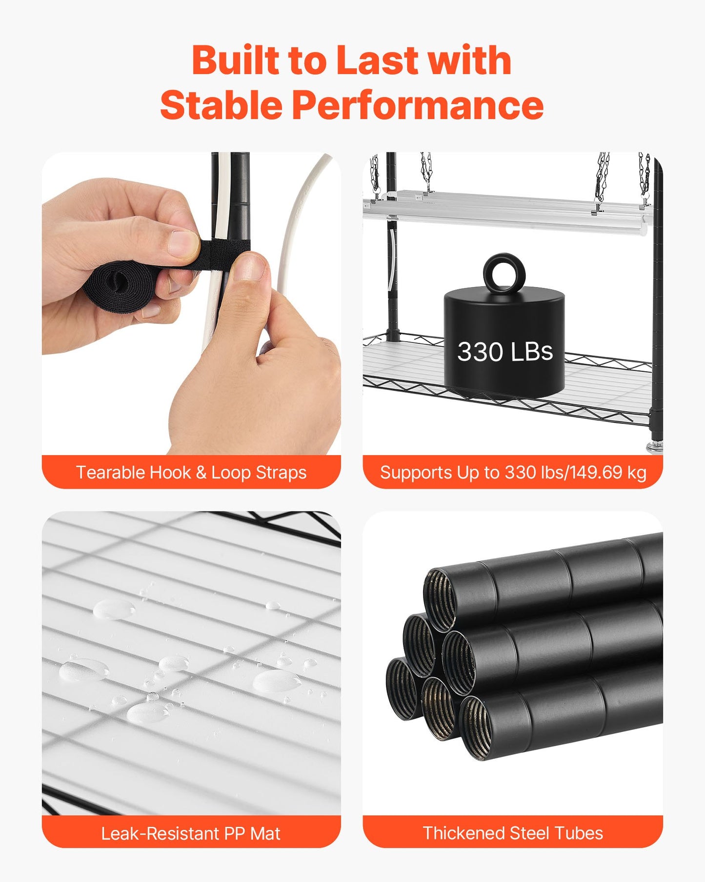 Gewächshaus für den Innenbereich mit Pflanzenlampe, 150 cm hoher, 4-stufiger Pflanzenständer mit transparenter Abdeckung, Zeitschaltuhr und Hygrometer, 180-W-Vollspektrum-Pflanzenlampen, beleuchtetes Pflanzenregal aus Metall für Zimmerpflanzen