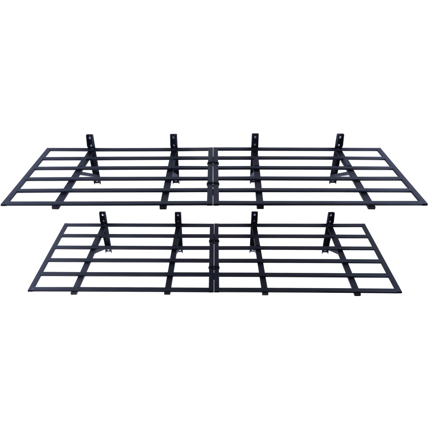 Garage Storage Shelving, 2 Pack, 183 x 61 cm Heavy Duty Garage Shelves Wall Mounted, 726 kgLoad Capacity(Total) Garage Storage Rack Floating Shelves, Suitable for Shop, Shed, Garage Storage