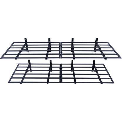 Garage Storage Shelving, 2 Pack, 183 x 61 cm Heavy Duty Garage Shelves Wall Mounted, 726 kgLoad Capacity(Total) Garage Storage Rack Floating Shelves, Suitable for Shop, Shed, Garage Storage