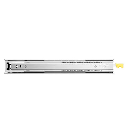 1 Pair Full Extension Drawer Slides 16 18 20 24 30 35 37.4 59 24 32 36 40 48 60 in, 250 lbs Load Capacity Locking Drawer Slides, Ball Bearing with Lock Side Mount Drawer Slide Rail