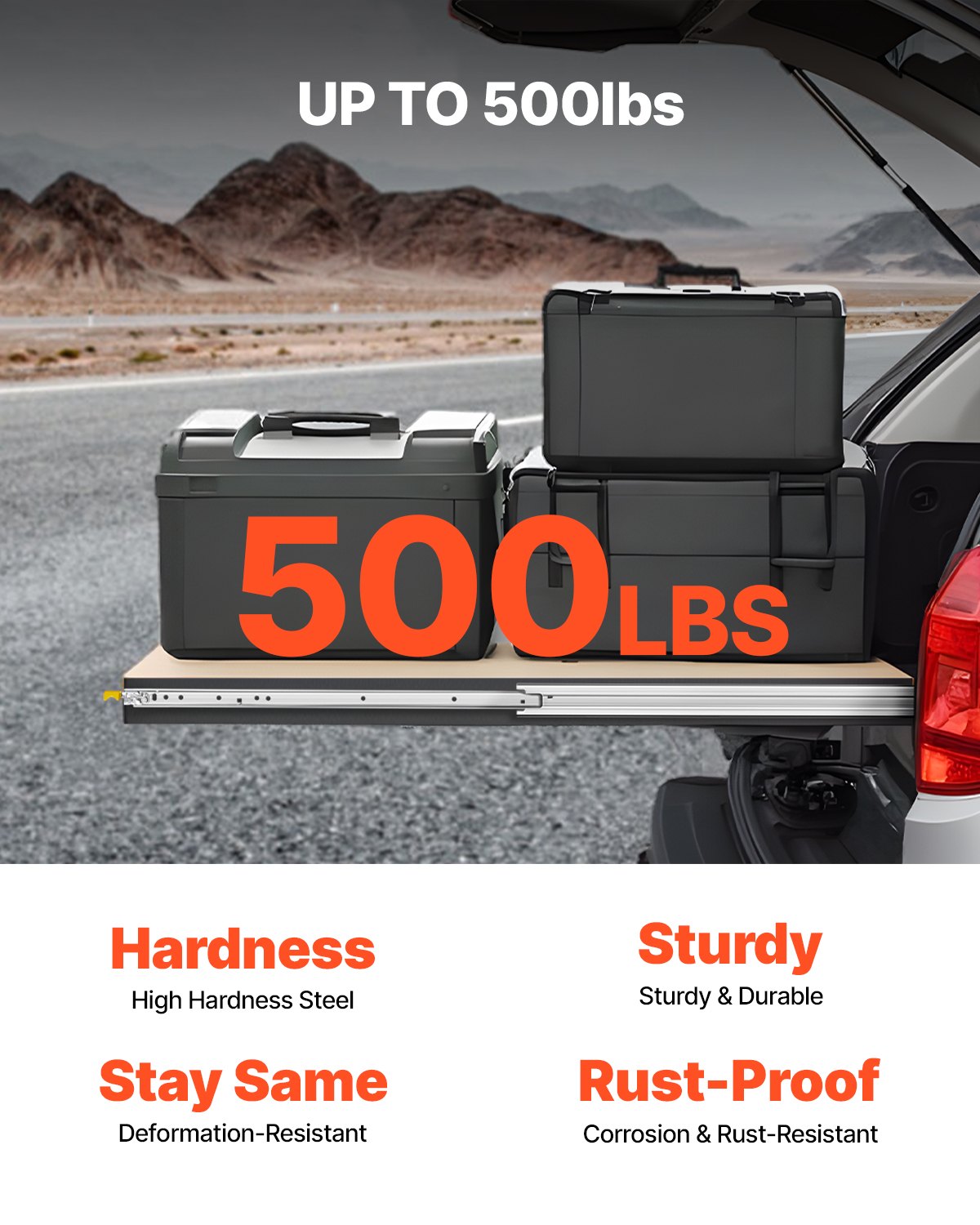 1 Pair Full Extension Drawer Slides 16 18 20 24 30 35 37.4 59 24 32 36 40 48 60 in, 500 lbs Load Capacity Locking Drawer Slides, Ball Bearing with Lock Side Mount Drawer Slide Rail