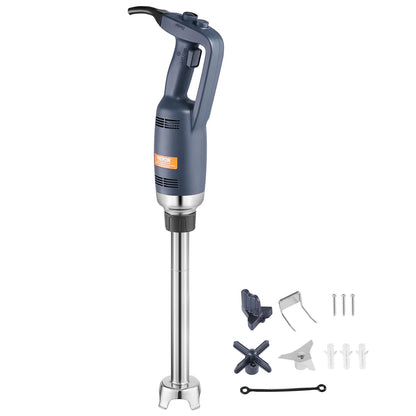 Professioneller Stabmixer, 350 W, Hochleistungs-Handmixer, 40 cm (16 Zoll) langer, stufenlos einstellbarer Geschwindigkeitsregler mit Edelstahlklinge, vielseitiger tragbarer Mixer für Suppen, Soßen, Kartoffelpüree und Sahne.