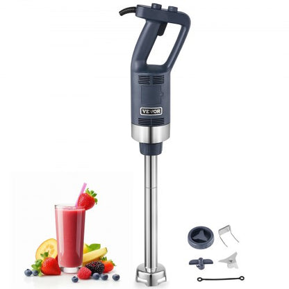 Professioneller Stabmixer, 500 W, Hochleistungs-Handmixer, 40 cm (16 Zoll) langer, stufenlos einstellbarer Geschwindigkeitsregler mit Edelstahlklinge, vielseitiger tragbarer Mixer für Suppen, Soßen, Kartoffelpüree und Sahne.