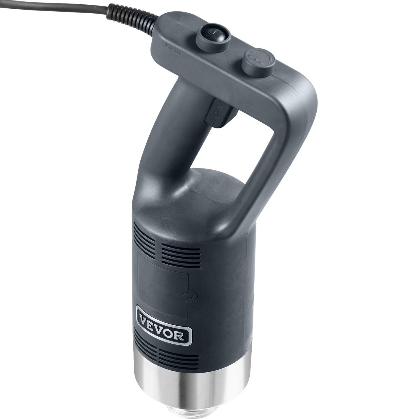 Professioneller Stabmixer, 750 Watt, Hochleistungs-Handmixer mit variabler Geschwindigkeit und Edelstahlklinge (304), vielseitig einsetzbar für Suppen, Smoothies, Pürees und Babynahrung.