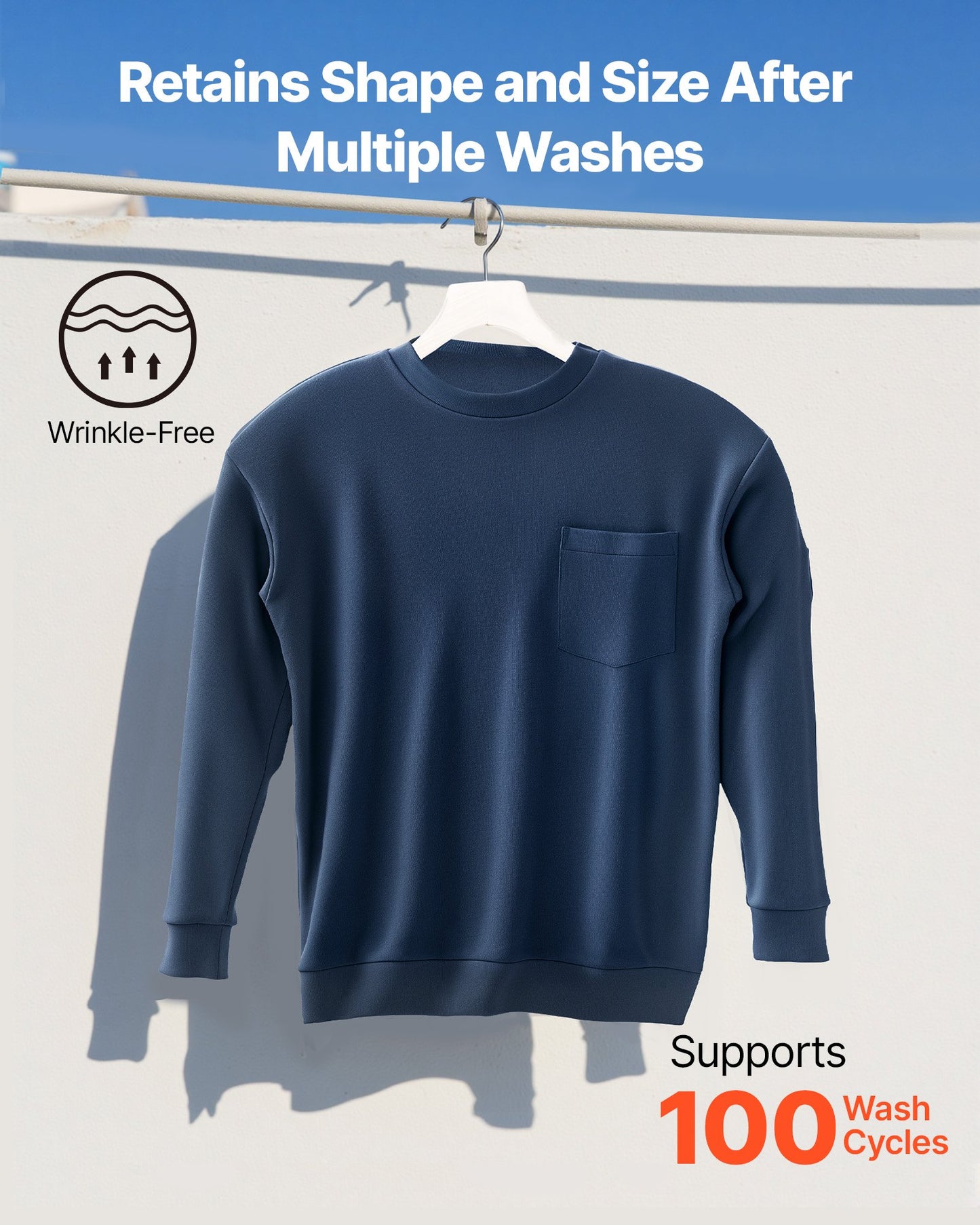 FR Shirts, Flame Resistant Long Sleeve Clothing Lightweight 7 oz Breathable Cotton, Men's Fire Retardant Work Shirt with Pre-shrink Treatment & Pocket, for Welders,Electricians,Navy Blue 2XL