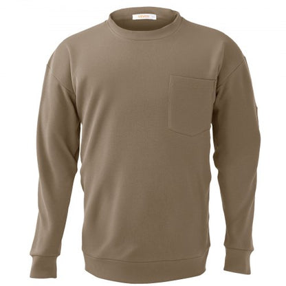 FR Shirts, Flame Resistant Long Sleeve Clothing Lightweight 7 oz Breathable Cotton, Men's Fire Retardant Work Shirt with Pre-shrink Treatment & Pocket, for Welders,Electricians,Gray 2XL