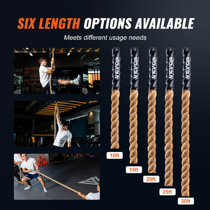 3,8 cm x 609,6 cm Kletterseil für Fitnessstudio, Krafttraining, Heimtraining