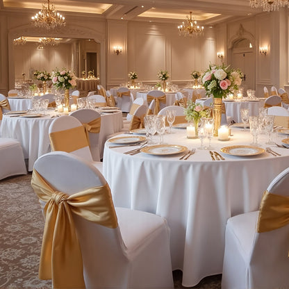 Stretch-Spandex-Klappstuhlhussen, universell passende Stuhlhussen, abnehmbare und waschbare Schutzhüllen, für Hochzeiten, Feiertage, Bankette, Partys, Feste und Essgelegenheiten (30 Stück, Weiß)