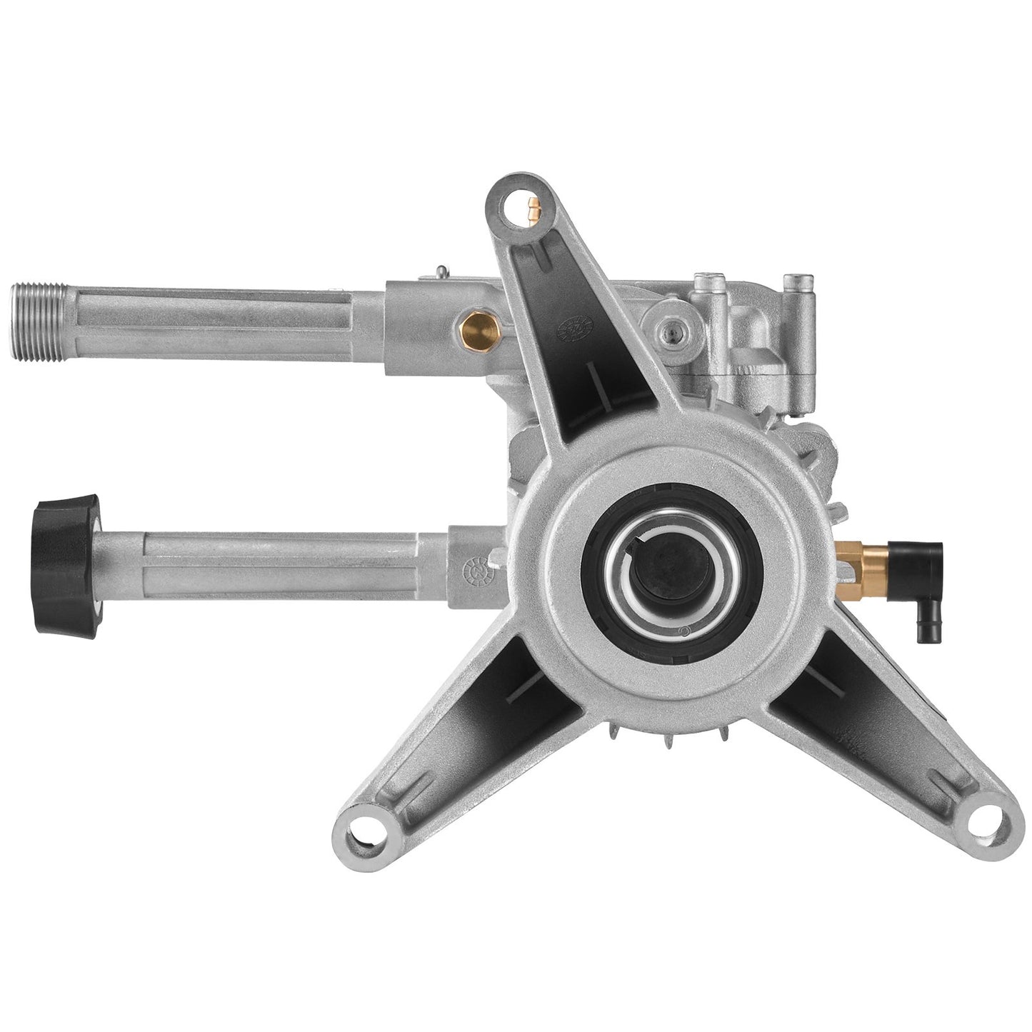 Hochdruckreinigerpumpe, 22 mm (7/8") Schaft, vertikal, 214 bar (3100 PSI), 9,5 l/min (2,5 GPM), Ersatz-Hochdruckreinigerpumpen-Set mit 5 Düsen, kompatibel mit Briggs &amp; Stratton, Generac, Devilbiss, Troy Bilt, Honda und Craftsman