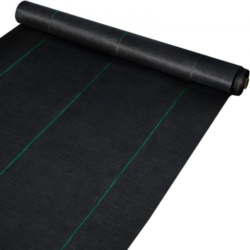 200 x 9144 cm Premium Weed Barrier Fabric Heavy Duty 90.7 g, Woven Weed Control Fabric, High Permeability Good for Flower Bed, Geotextile Fabric for Underlayment, Polyethylene Ground Cover